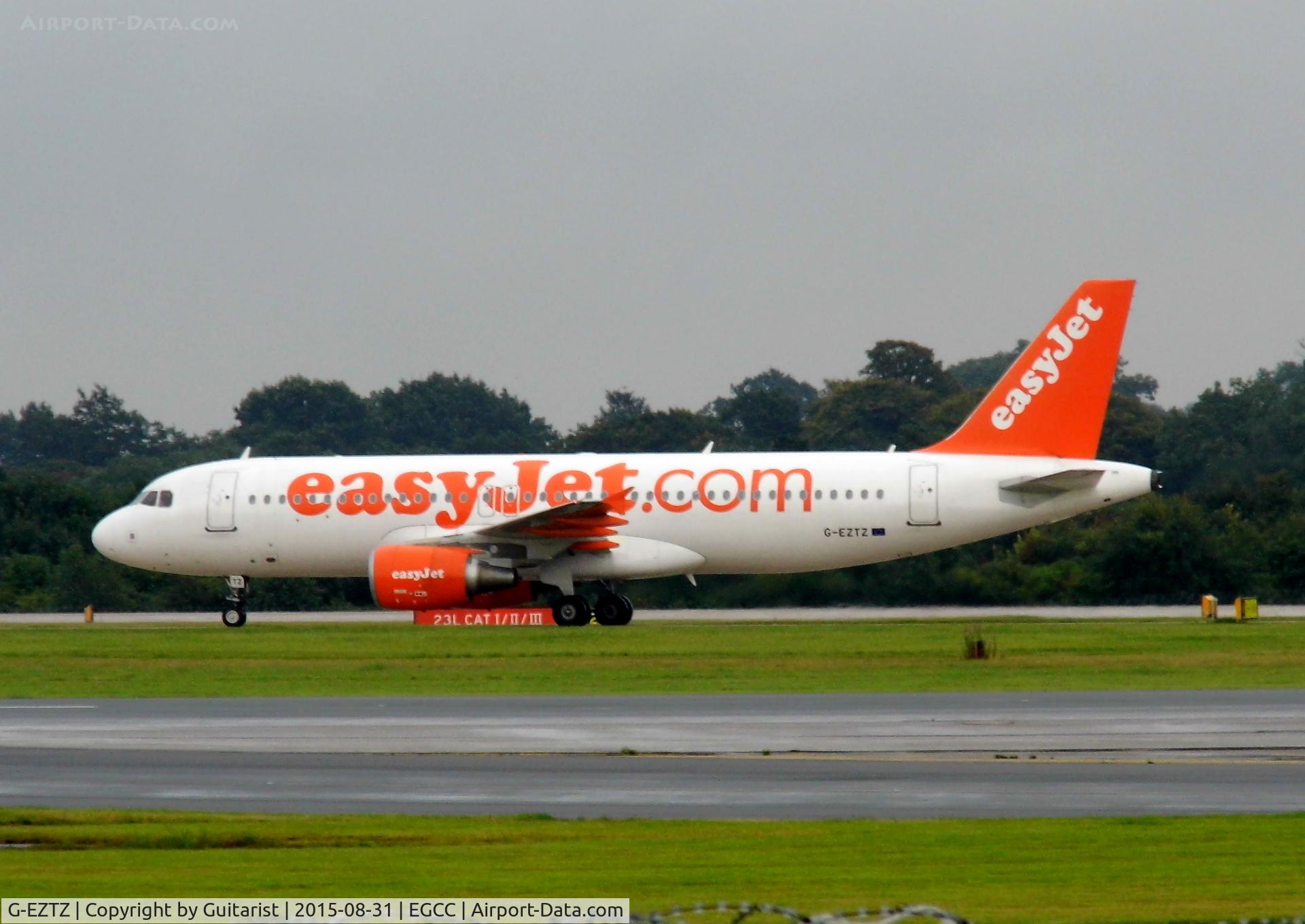 G-EZTZ, 2010 Airbus A320-214 C/N 4556, At Manchester