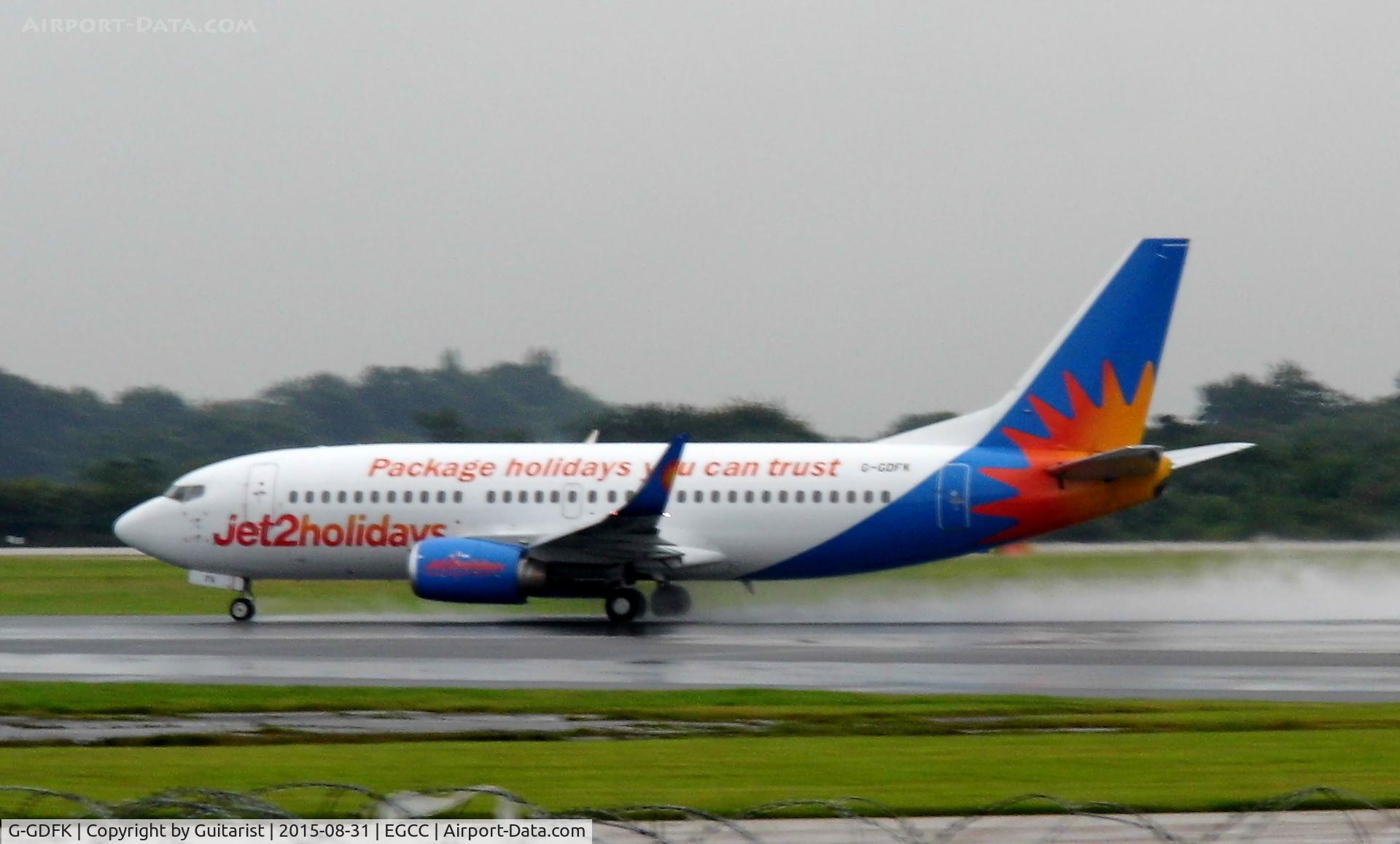 G-GDFK, 1998 Boeing 737-36N C/N 28572, At Manchester