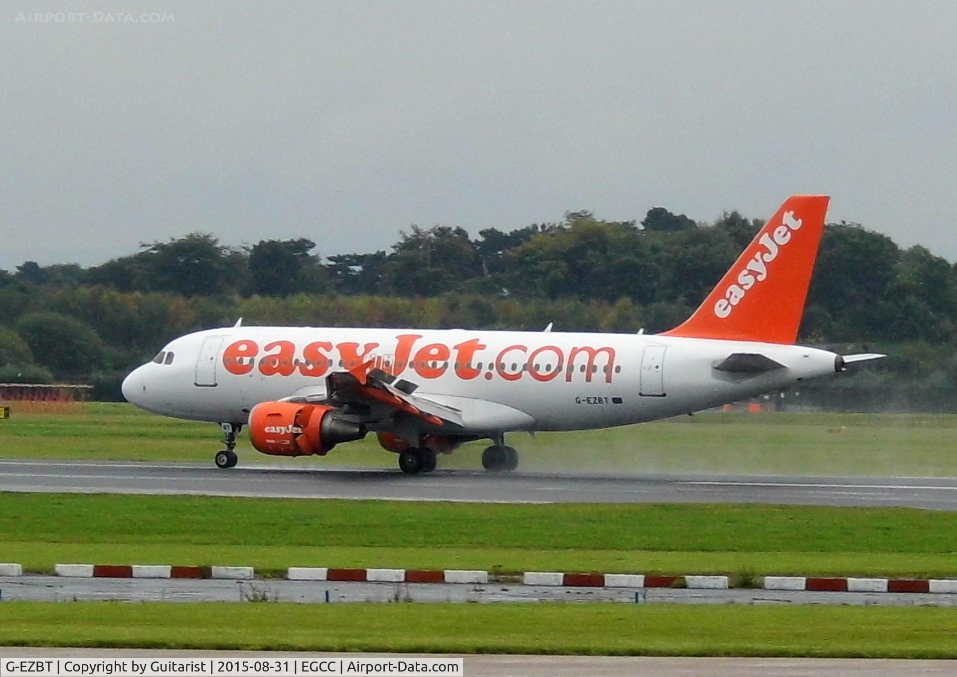 G-EZBT, 2007 Airbus A319-111 C/N 3090, At Manchester