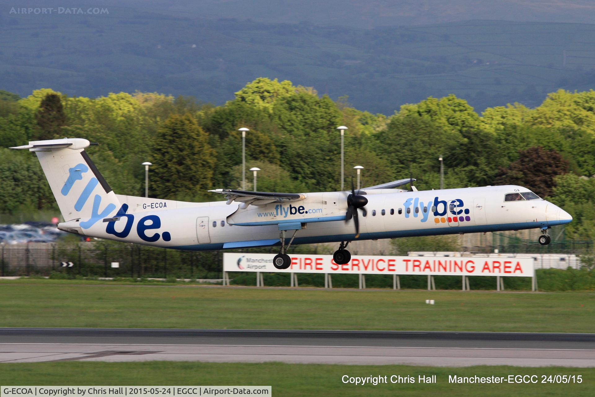 G-ECOA, 2007 De Havilland Canada DHC-8-402Q Dash 8 C/N 4180, flybe