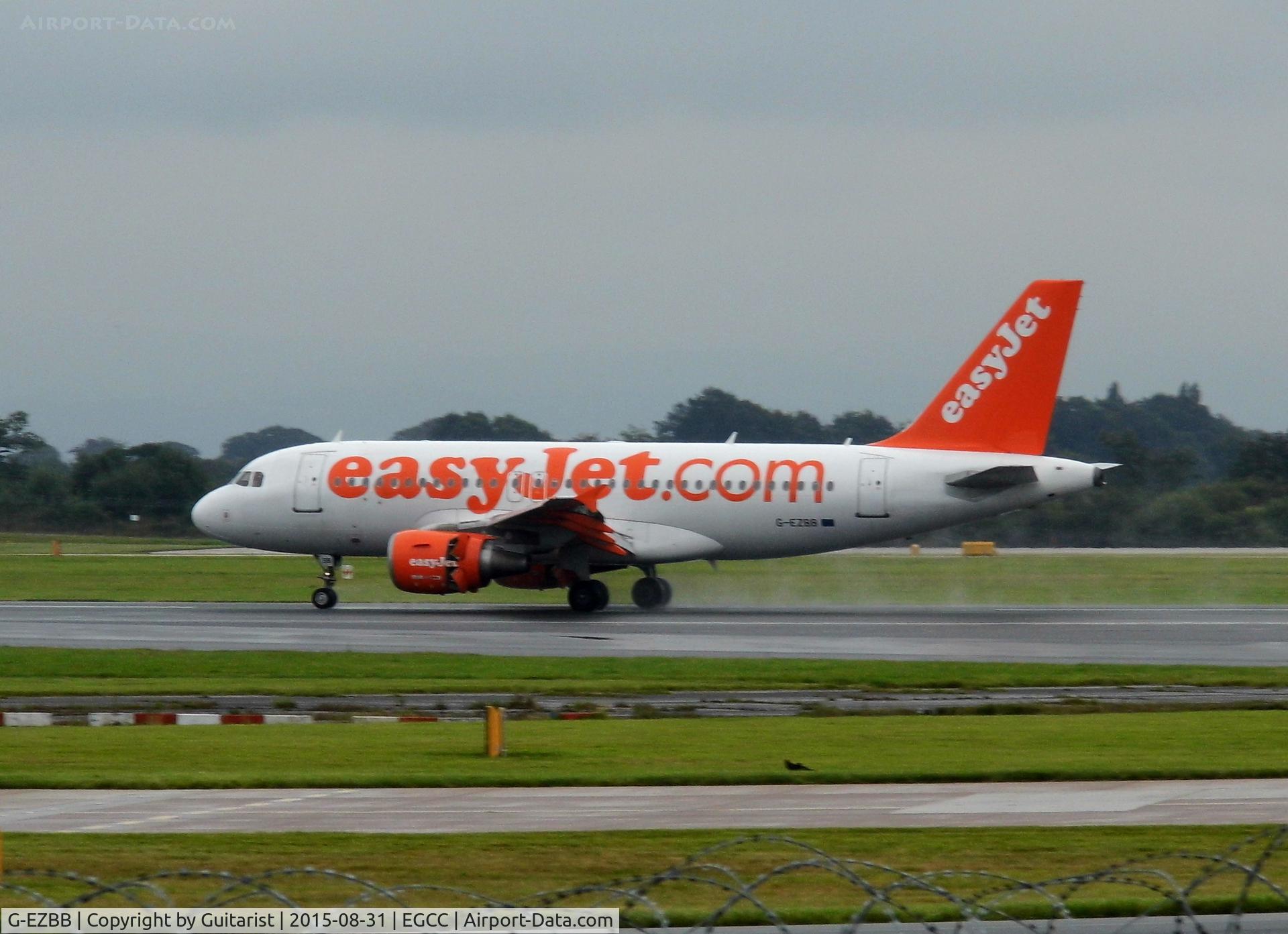 G-EZBB, 2006 Airbus A319-111 C/N 2854, At Manchester