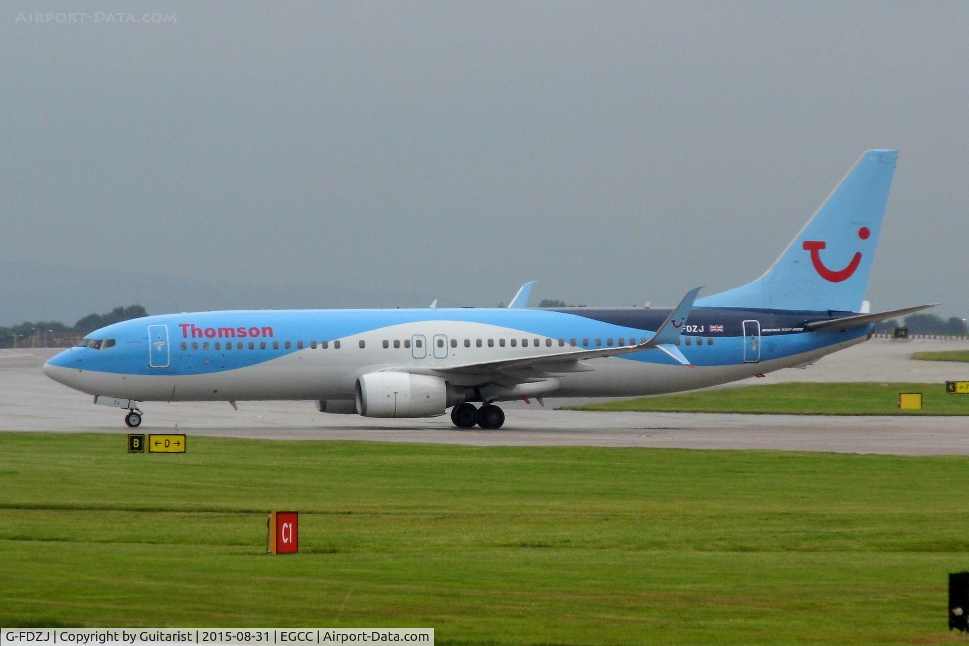G-FDZJ, 2007 Boeing 737-8K5 C/N 34690, At Manchester