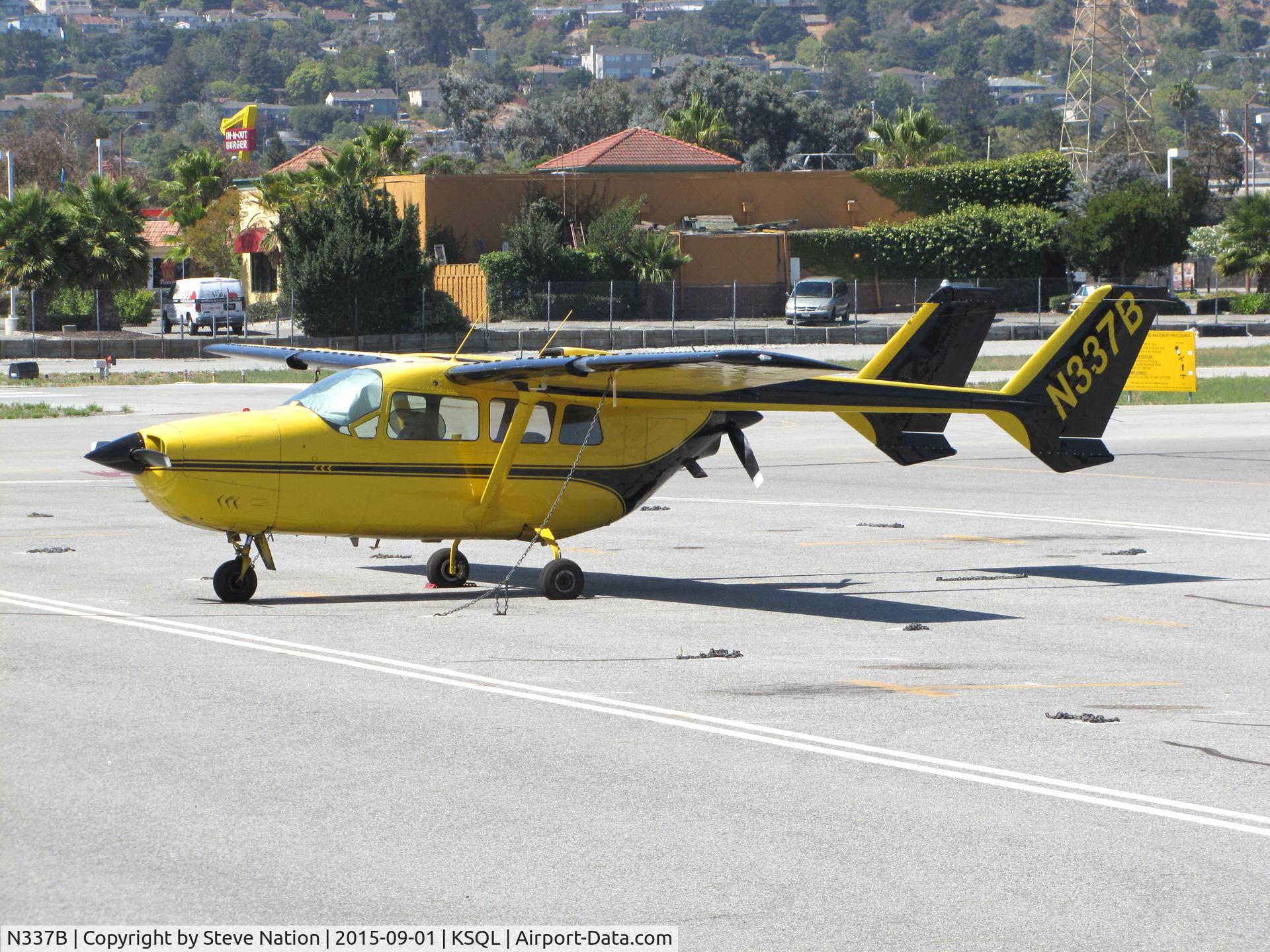 N337B, 1967 Cessna T337C Turbo Super Skymaster C/N 337-0775, Colorful 1967 Cessna T337C @ @ San Carlos Airport, CA