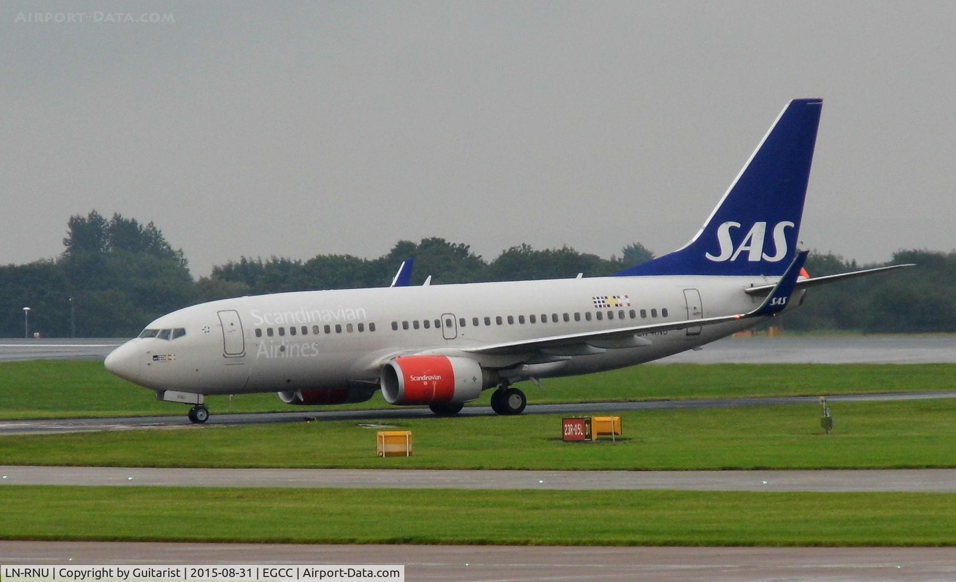 LN-RNU, 2009 Boeing 737-783 C/N 34548, At Manchester