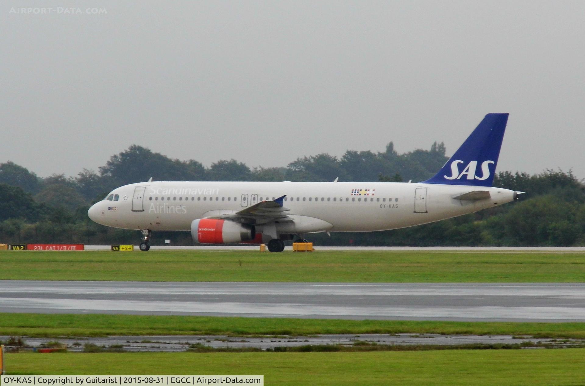 OY-KAS, 2007 Airbus A320-232 C/N 3335, At Manchester