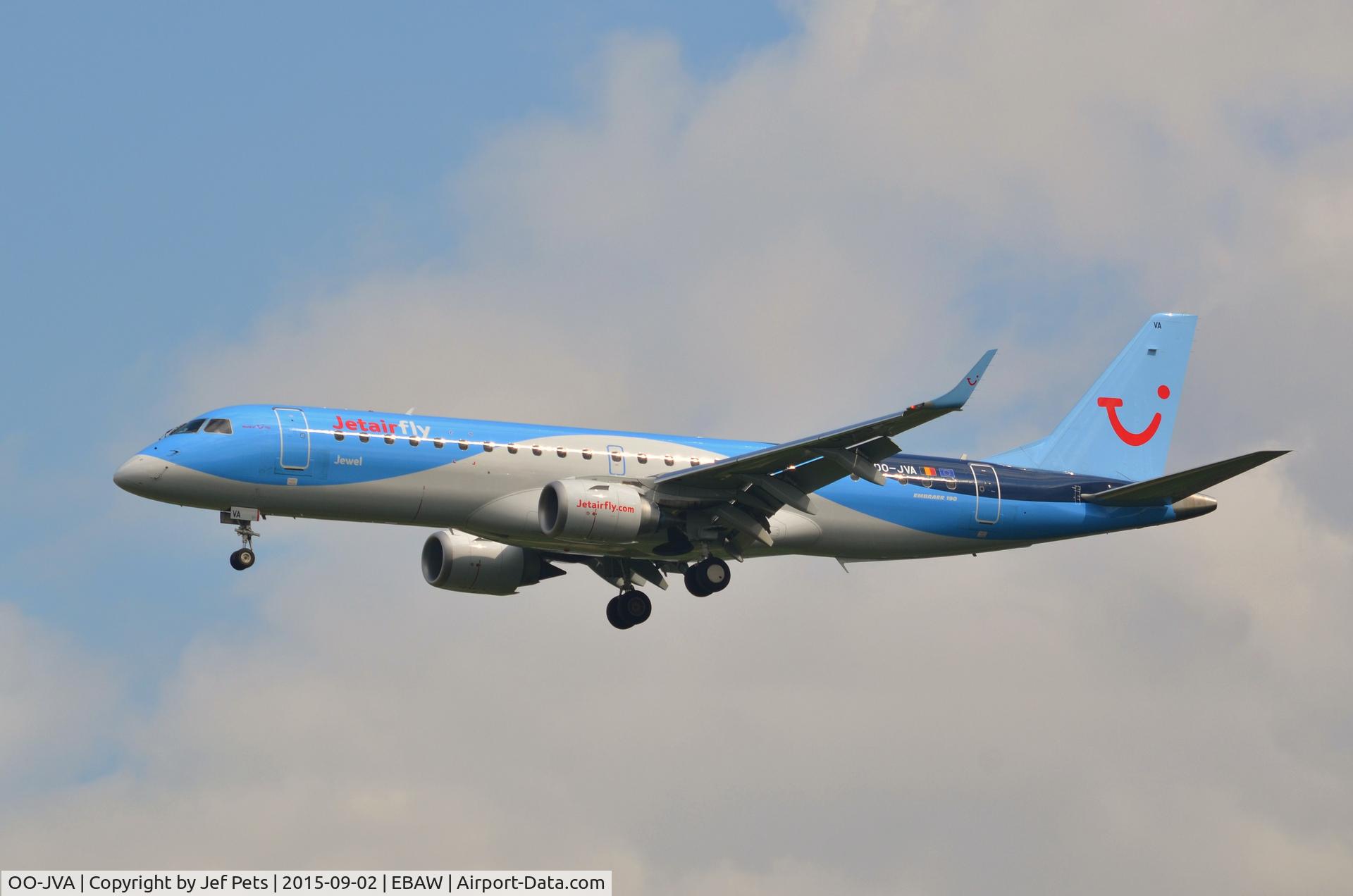 OO-JVA, 2015 Embraer 190STD (ERJ-190-100STD) C/N 19000689, Landing on RWY 29