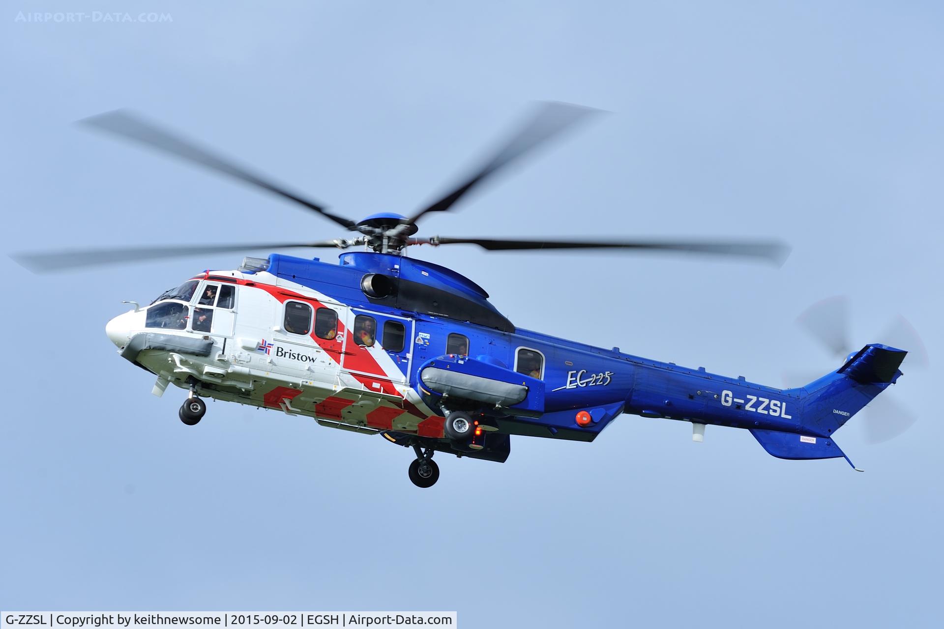 G-ZZSL, 2014 Airbus Helicopters EC-225LP Super Puma C/N 2928, Nice Visitor.