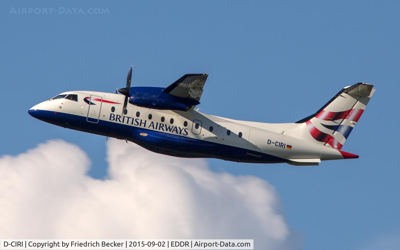 D-CIRI, 1993 Dornier 328-110 C/N 3005, departire to Hamburg via RW27