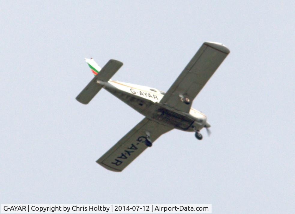 G-AYAR, 1970 Piper PA-28-180 Cherokee C/N 28-5797, New livery after damage repaired.