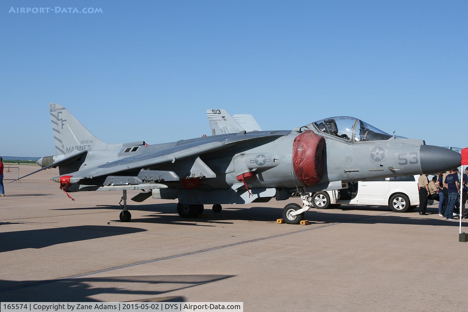 165574, McDonnell Douglas AV-8B Harrier II C/N 311, At the 2015 Big Country Airshow - Dyess AFB, Texas