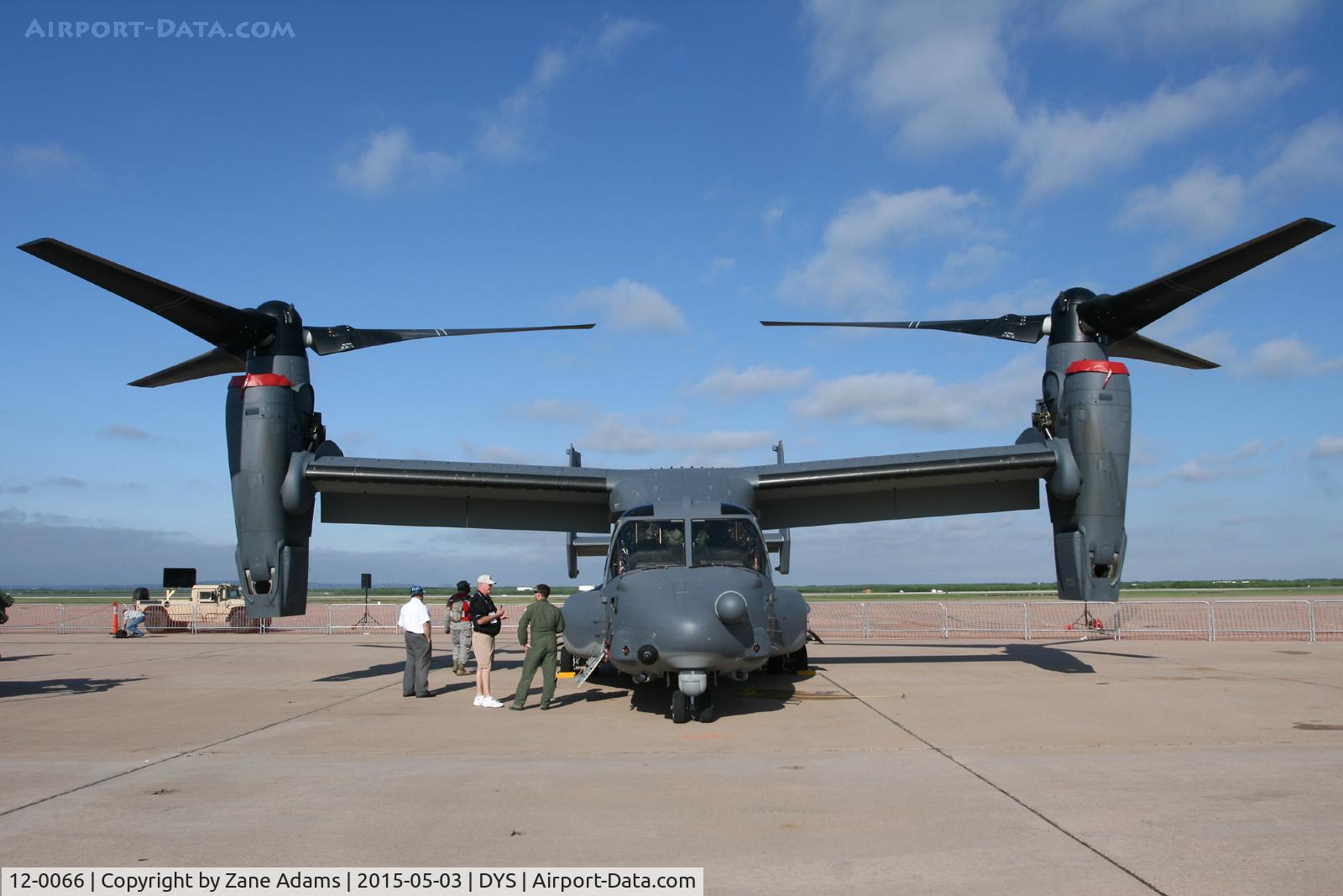 12-0066, 2012 Bell CV-22 C/N D1047, At the 2015 Big Country Airshow - Dyess AFB, Texas