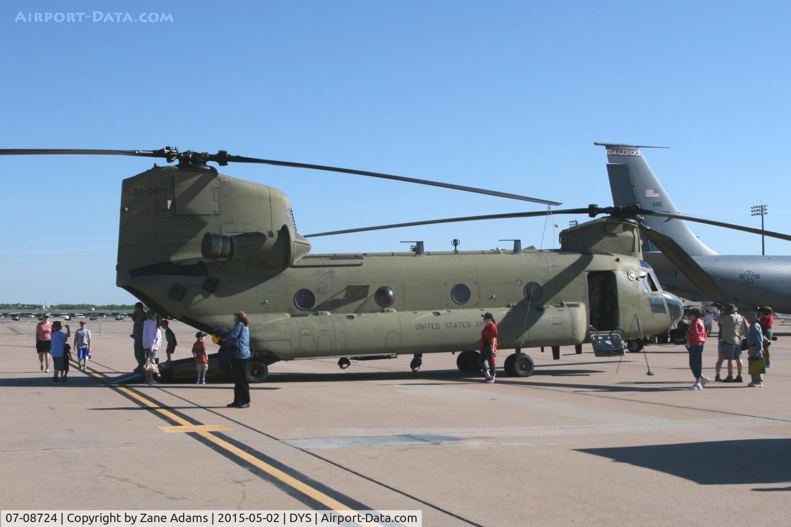 07-08724, 2007 Boeing CH-47F Chinook C/N M.8274, At the 2015 Big Country Airshow - Dyess AFB, Texas
