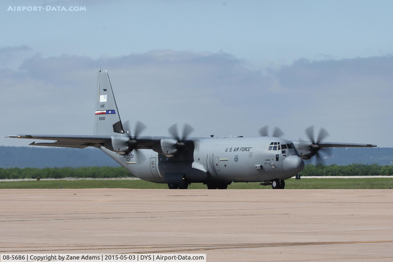08-5686, 2008 Lockheed C-130J-30 Super Hercules C/N 382-5686, At the 2015 Big Country Airshow - Dyess AFB, Texas