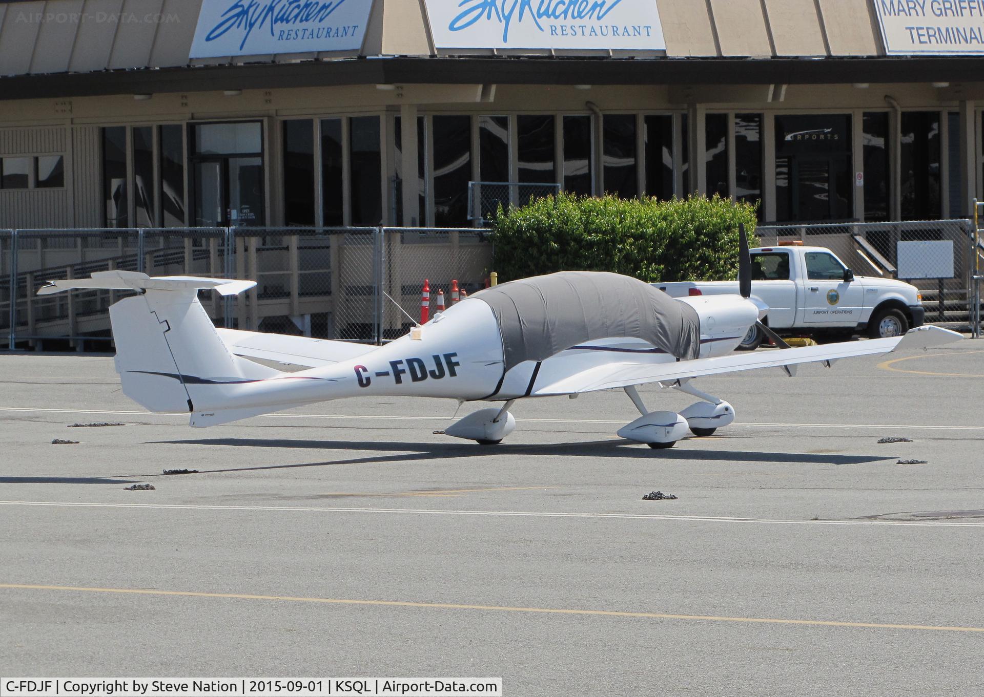C-FDJF, 2006 Diamond DA-40 Diamond Star C/N 40.721, 2006 Diamond DA-40 far from home on visitor's ramp @ San Carlos Airport, CA