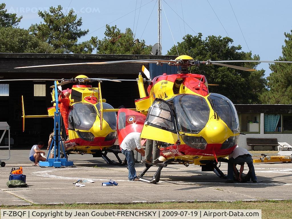 F-ZBQF, 2004 Eurocopter-Kawasaki EC-145 (BK-117C-2) C/N 9064, DRAGON 33 Base Hélico Commandant Patrick Bros de Lacanau (France)