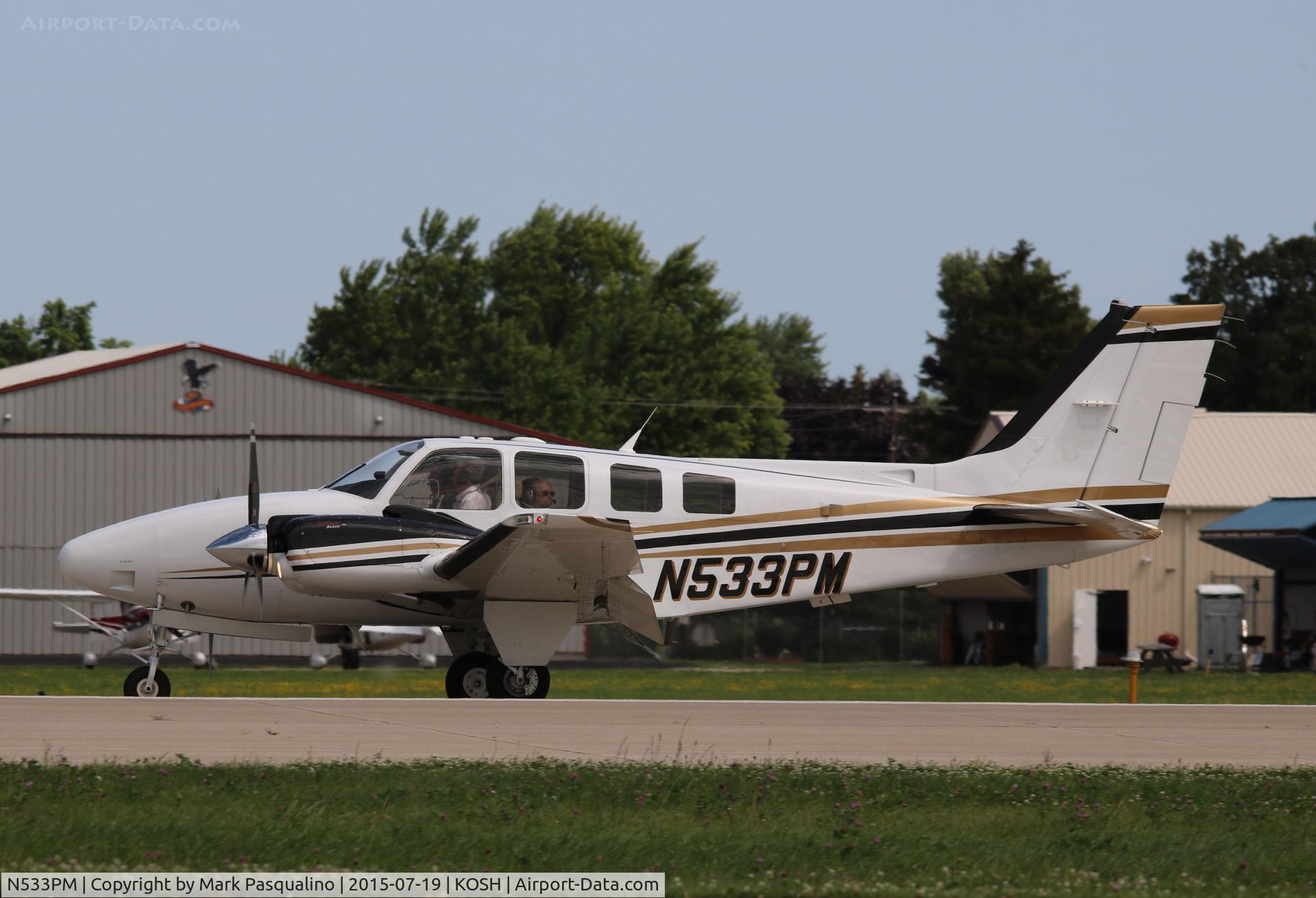 N533PM, Hawker Beechcraft Corp G58 Baron C/N TH-2255, Hawker Beechcraft G58