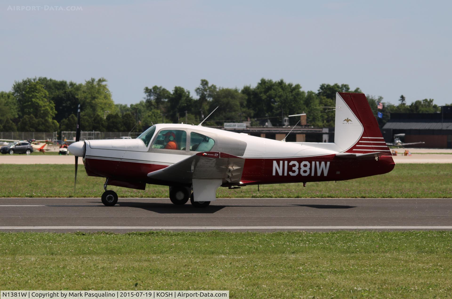 N1381W, 1964 Mooney M20C Ranger C/N 2662, Mooney M20C