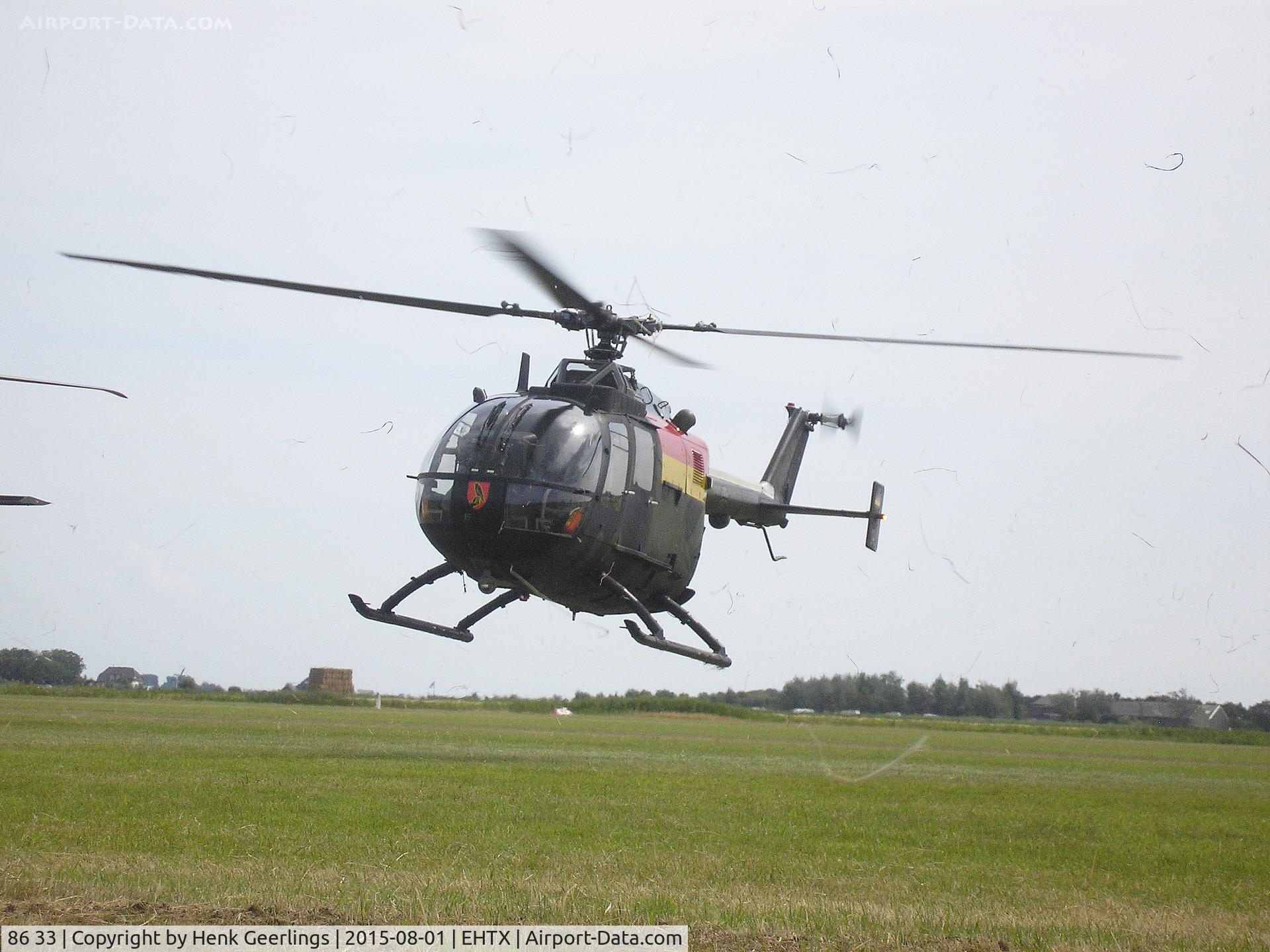 86 33, MBB Bo.105P1M C/N 6033, Texel Airshow