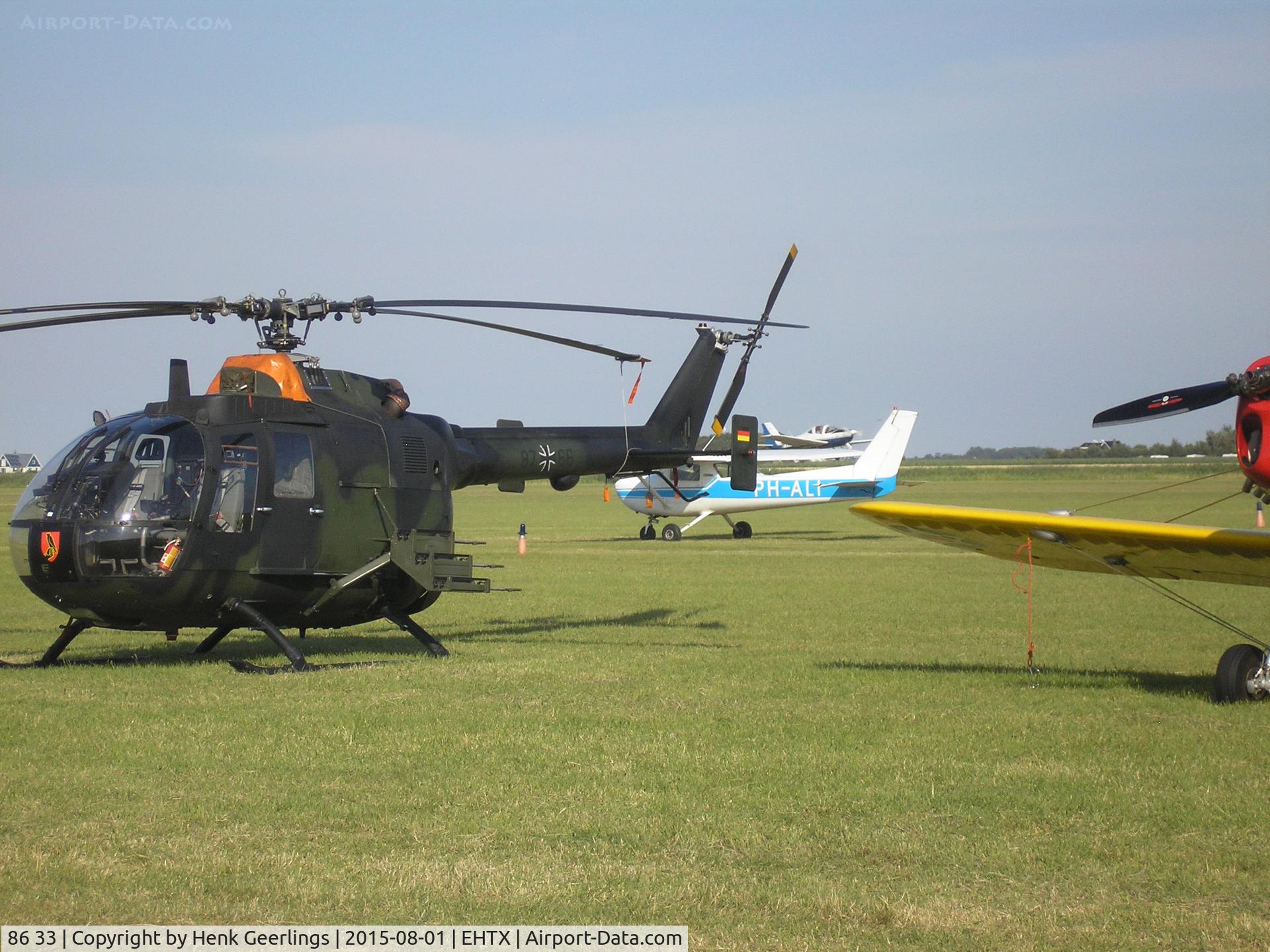 86 33, MBB Bo.105P1M C/N 6033, Texel Airshow