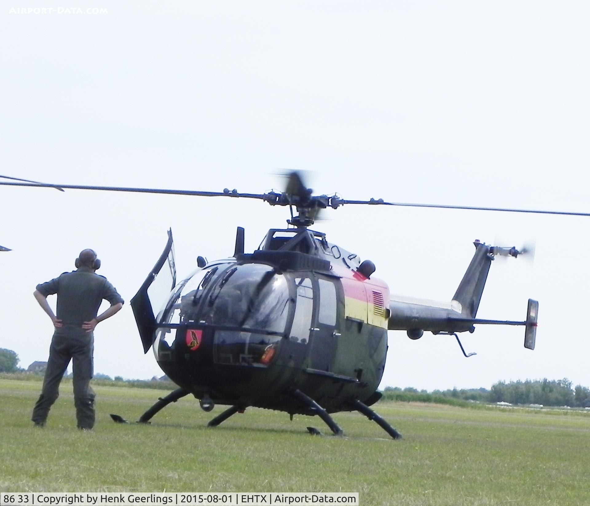 86 33, MBB Bo.105P1M C/N 6033, Texel Airshow
