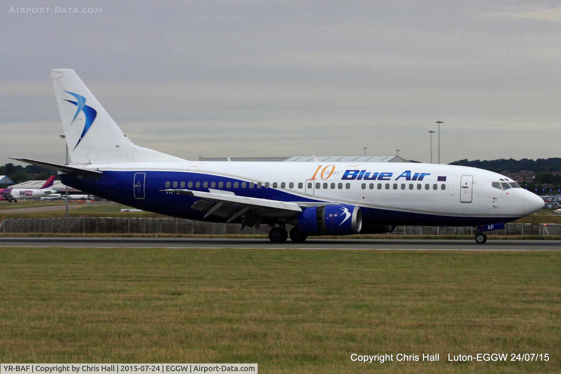 YR-BAF, 1989 Boeing 737-322 C/N 24453, BlueAir