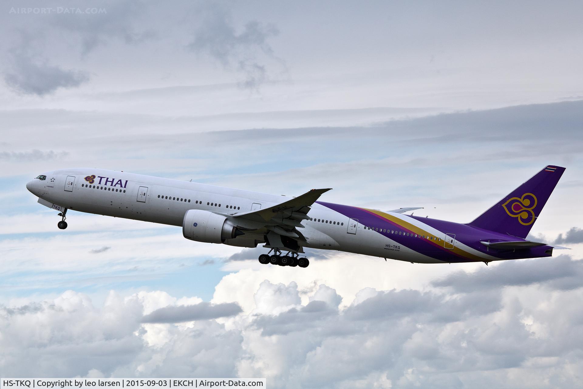 HS-TKQ, 2013 Boeing 777-3AL/ER C/N 41526, Copenhagen 3.9.15