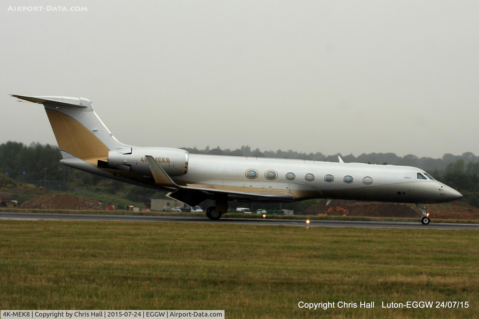 4K-MEK8, 2008 Gulfstream Aerospace GV-SP (G550) C/N 5204, ESW Business Aviation