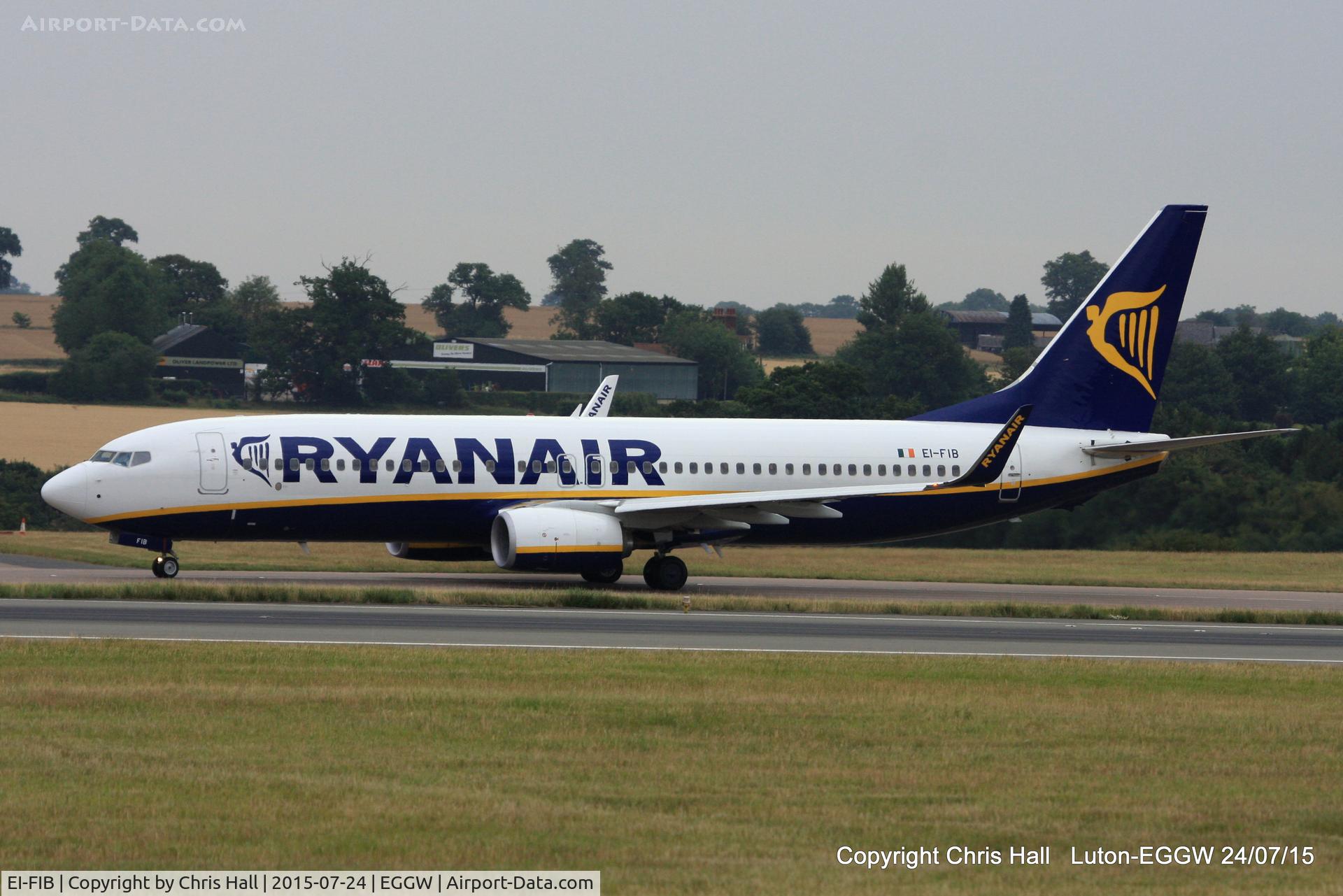 EI-FIB, 2015 Boeing 737-8AS C/N 44692, Ryanair