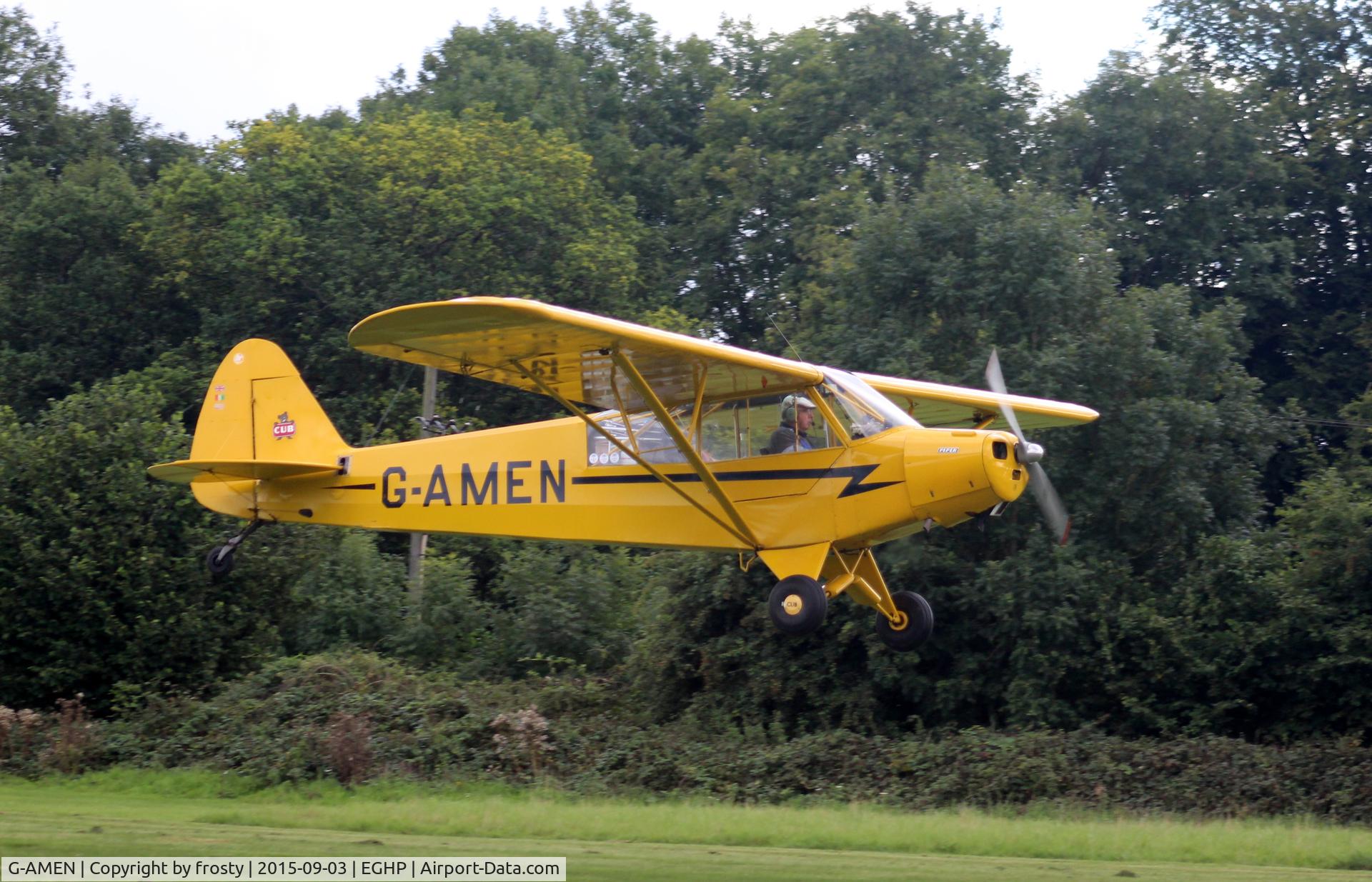 G-AMEN, 1952 Piper L-18C Super Cub C/N 18-1998, taken at popham airfield Hants
