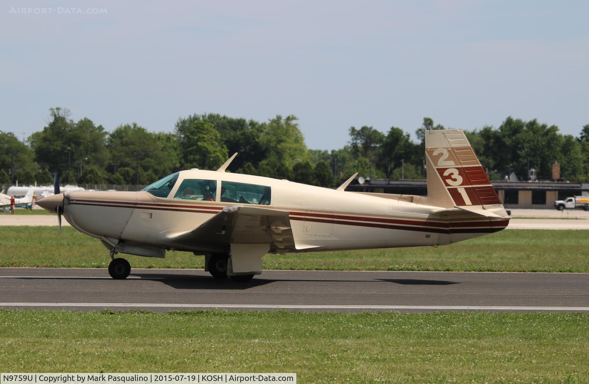 N9759U, 1981 Mooney M20K C/N 25-0517, Mooney M20K