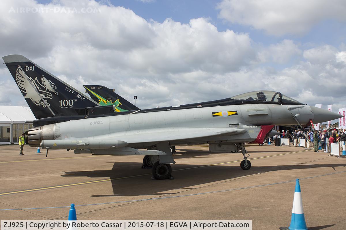 ZJ925, 2006 Eurofighter EF-2000 Typhoon FGR4 C/N 0080/BS016, Fairford