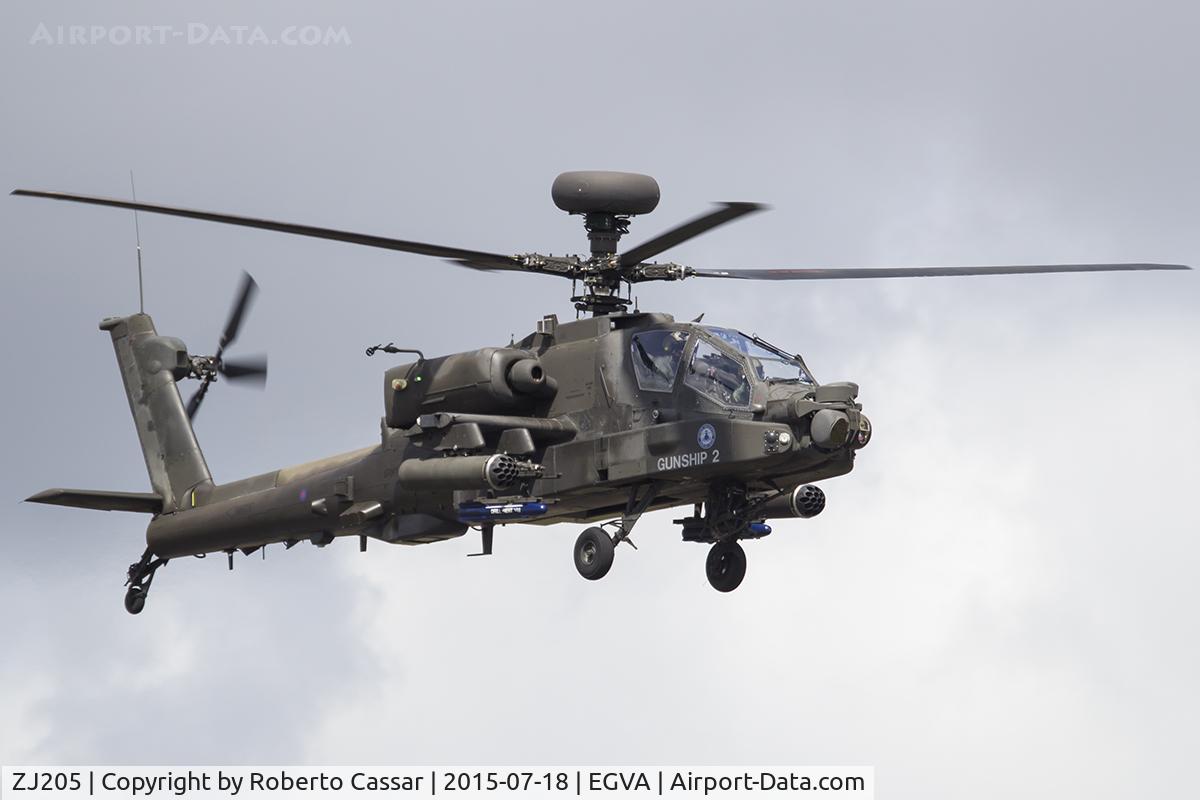 ZJ205, Westland Apache AH.1 C/N DU039/WAH039, Fairford