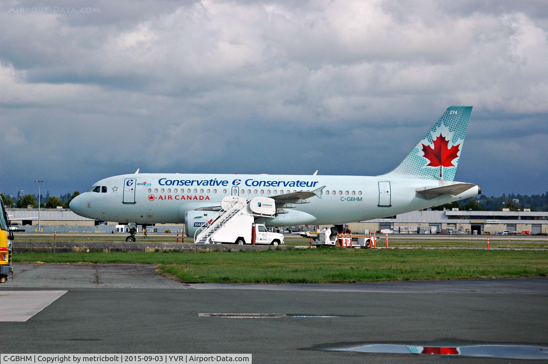 C-GBHM, 1997 Airbus A319-114 C/N 769, Stephen Harper's campaign airplane