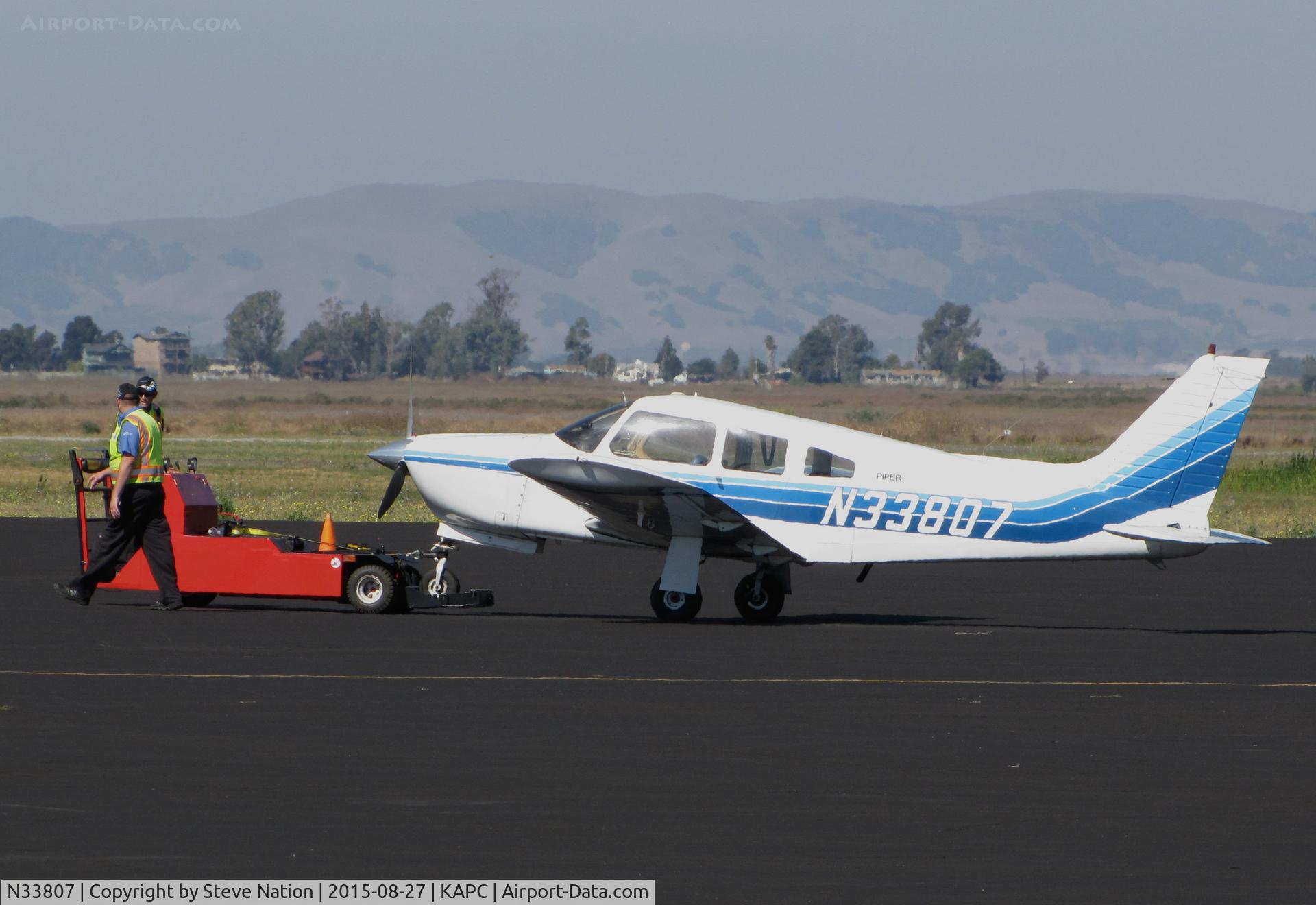 N33807, 1975 Piper PA-28R-200 C/N 28R-7535198, 1975 Piper PA-28R-200 getting 