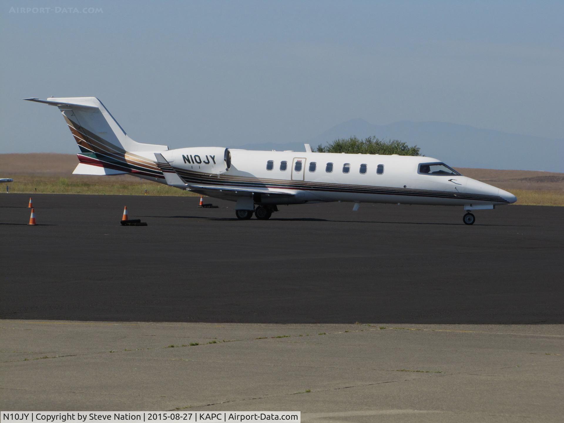 N10JY, 1999 Learjet 45 C/N 063, Millennium Aviation (Rochester, NY) 1999 Learjet 45 taxiing for takeoff @ Napa County Regional Airport, CA