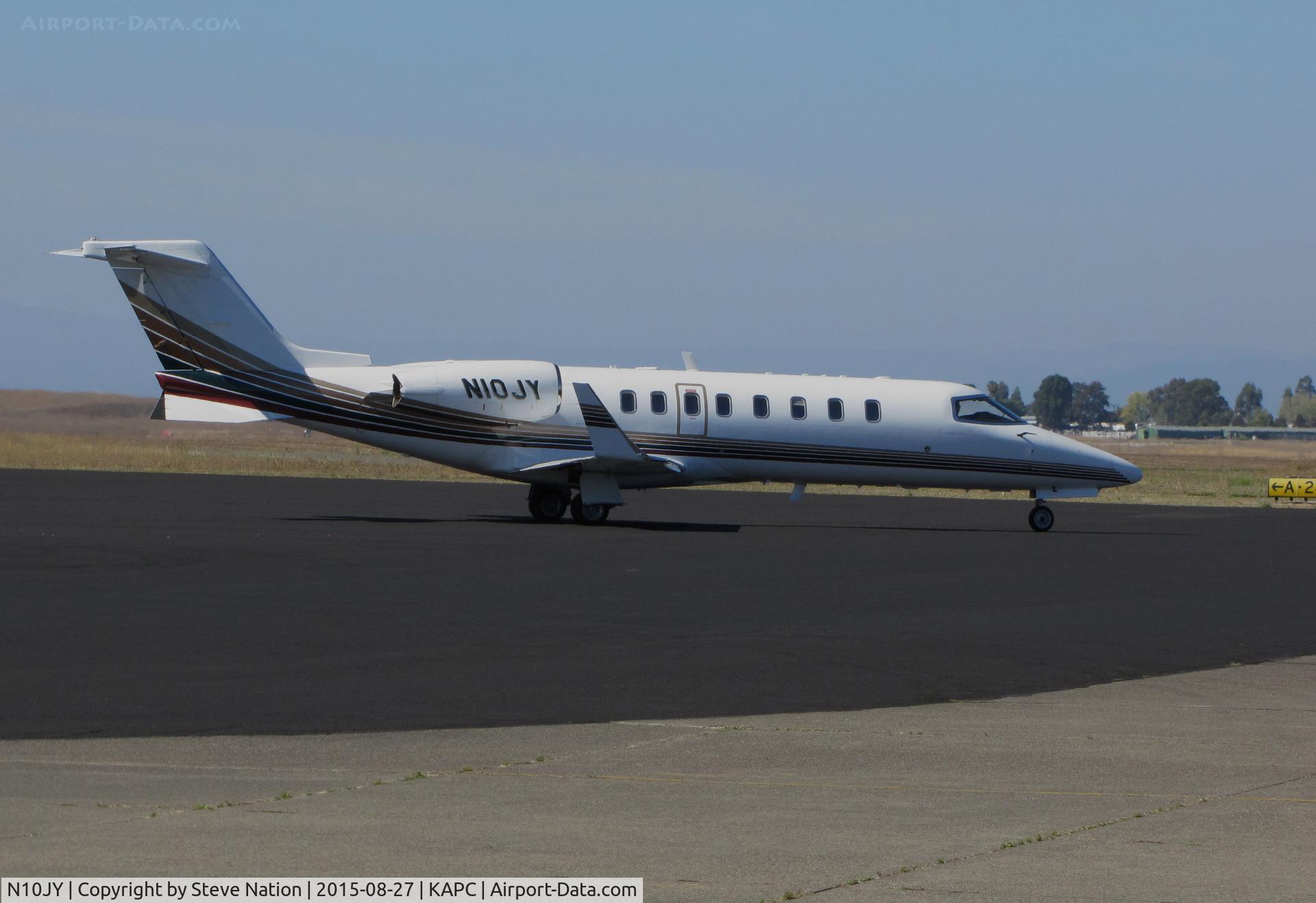 N10JY, 1999 Learjet 45 C/N 063, Millennium Aviation (Rochester, NY) 1999 Learjet 45 taxiing for takeoff @ Napa County Regional Airport, CA