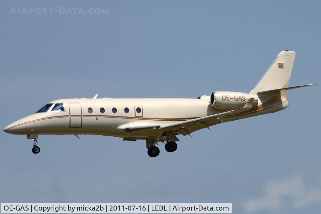 OE-GAS, 2007 Israel Aircraft Industries Gulfstream G150 C/N 242, Landing