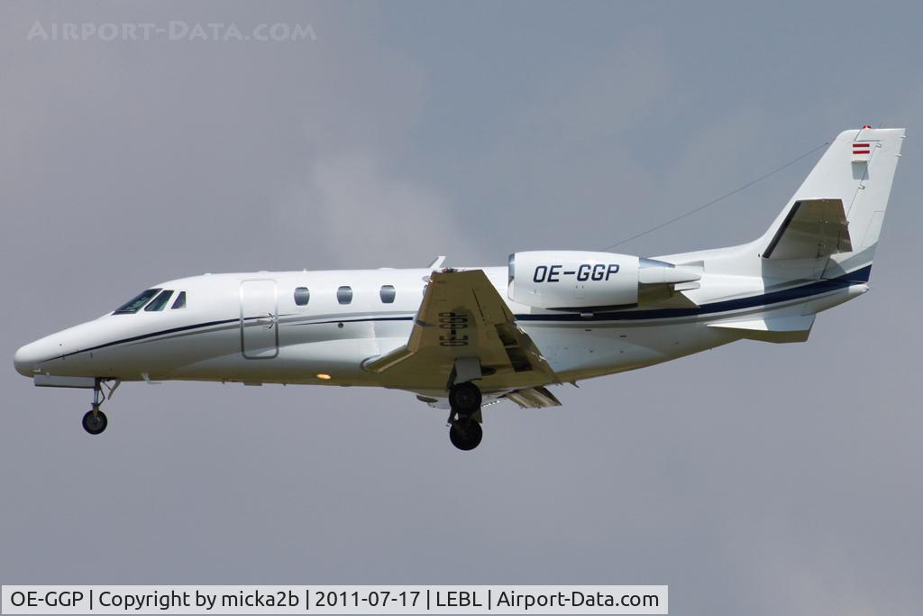 OE-GGP, 2007 Cessna 560XL Citation Excel C/N 560-5701, Landing