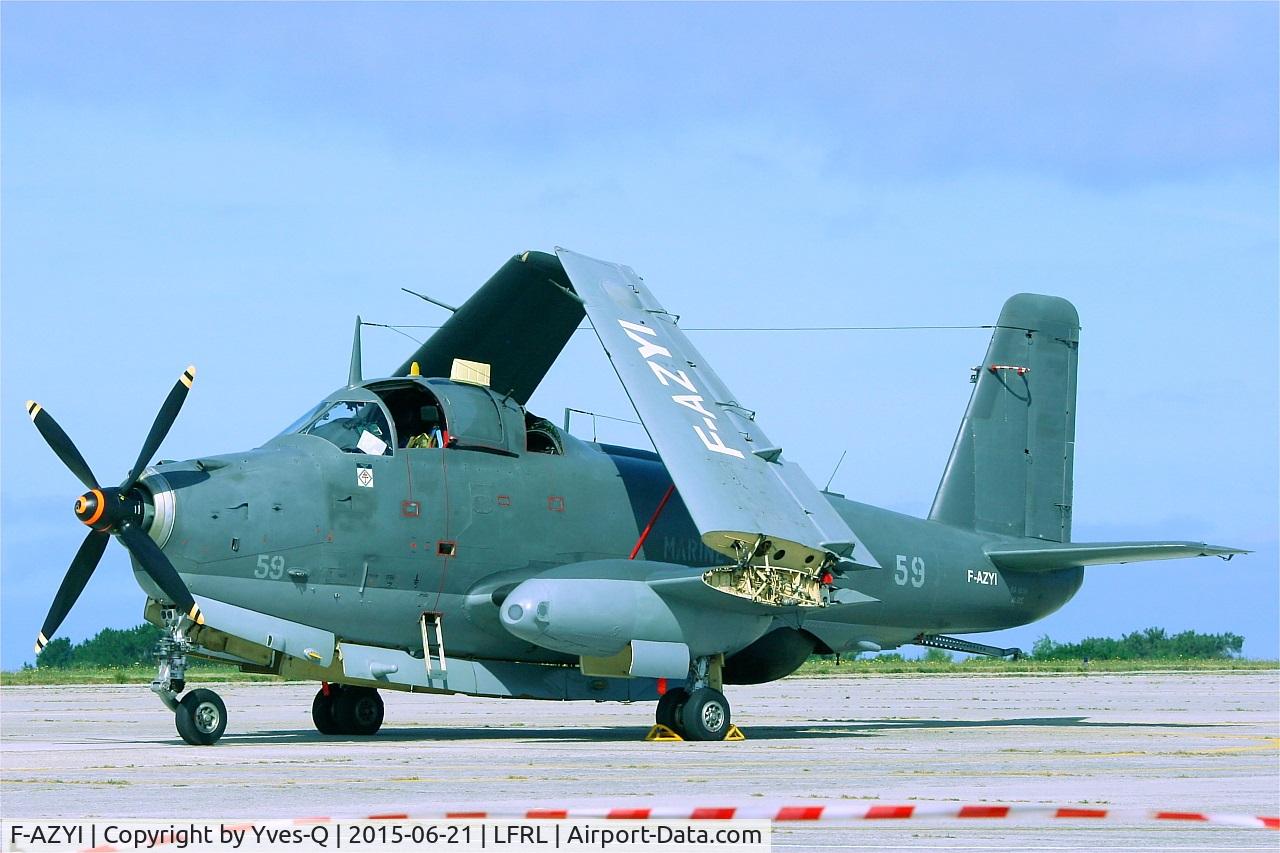 F-AZYI, 1959 Breguet Br.1050 Alize C/N 59, Breguet Br.1050 Alize, Static display, Lanvéoc-Poulmic (LFRL) Open day in june 2015
