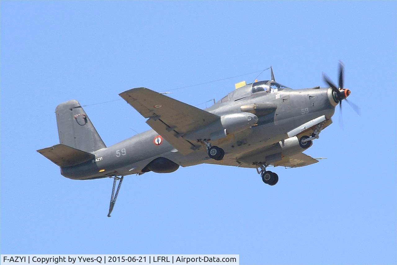 F-AZYI, 1959 Breguet Br.1050 Alize C/N 59, Breguet Br.1050 Alize, On display, Lanvéoc-Poulmic (LFRL) Open day in june 2015