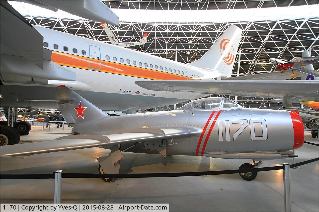 1170, Mikoyan-Gurevich MiG-15bis C/N 713001, Mikoyan-Gurevich MiG-15, Preserved at Aeroscopia Museum, Toulouse-Blagnac