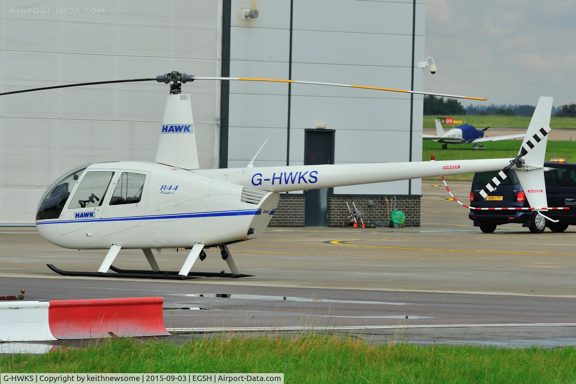 G-HWKS, 2007 Robinson R44 Raven C/N 1747, Nice Visitor.