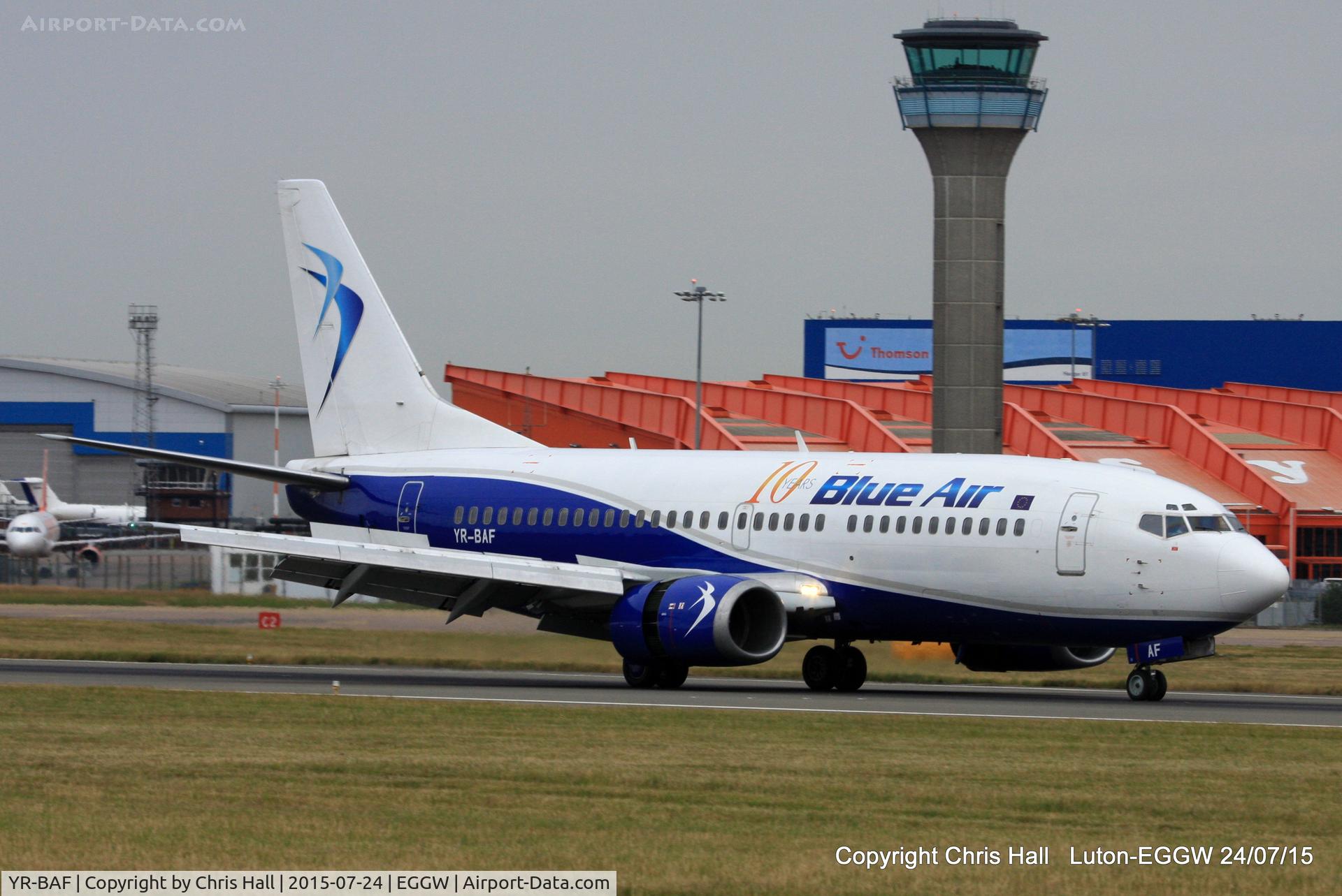 YR-BAF, 1989 Boeing 737-322 C/N 24453, BlueAir