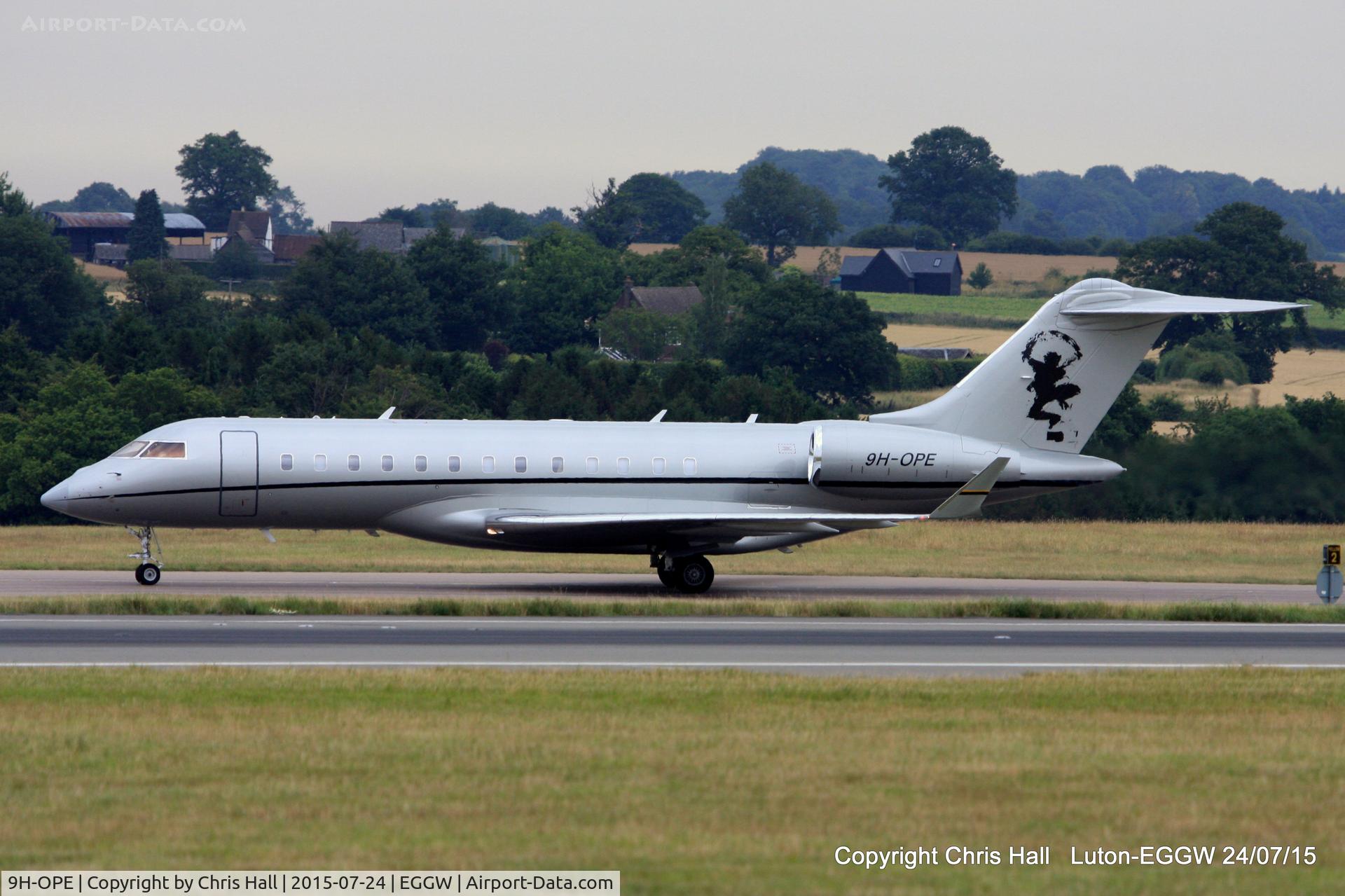 9H-OPE, 2011 Bombardier BD-700-1A10 Global Express C/N 9440, VistaJet Ltd