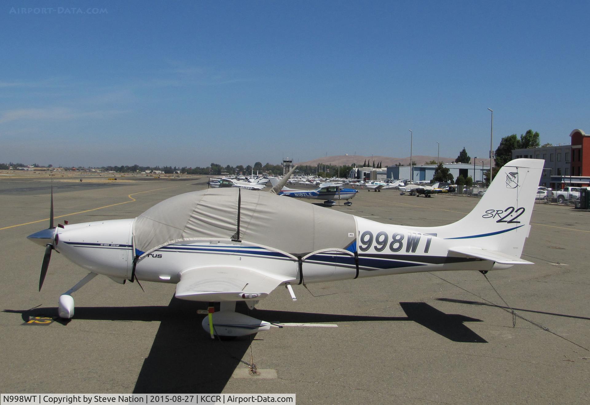 N998WT, 2002 Cirrus SR22 C/N 0210, Locally-based 2002 Cirrus SR22 @ Buchanan Field (Concord, CA) with cockpit cover