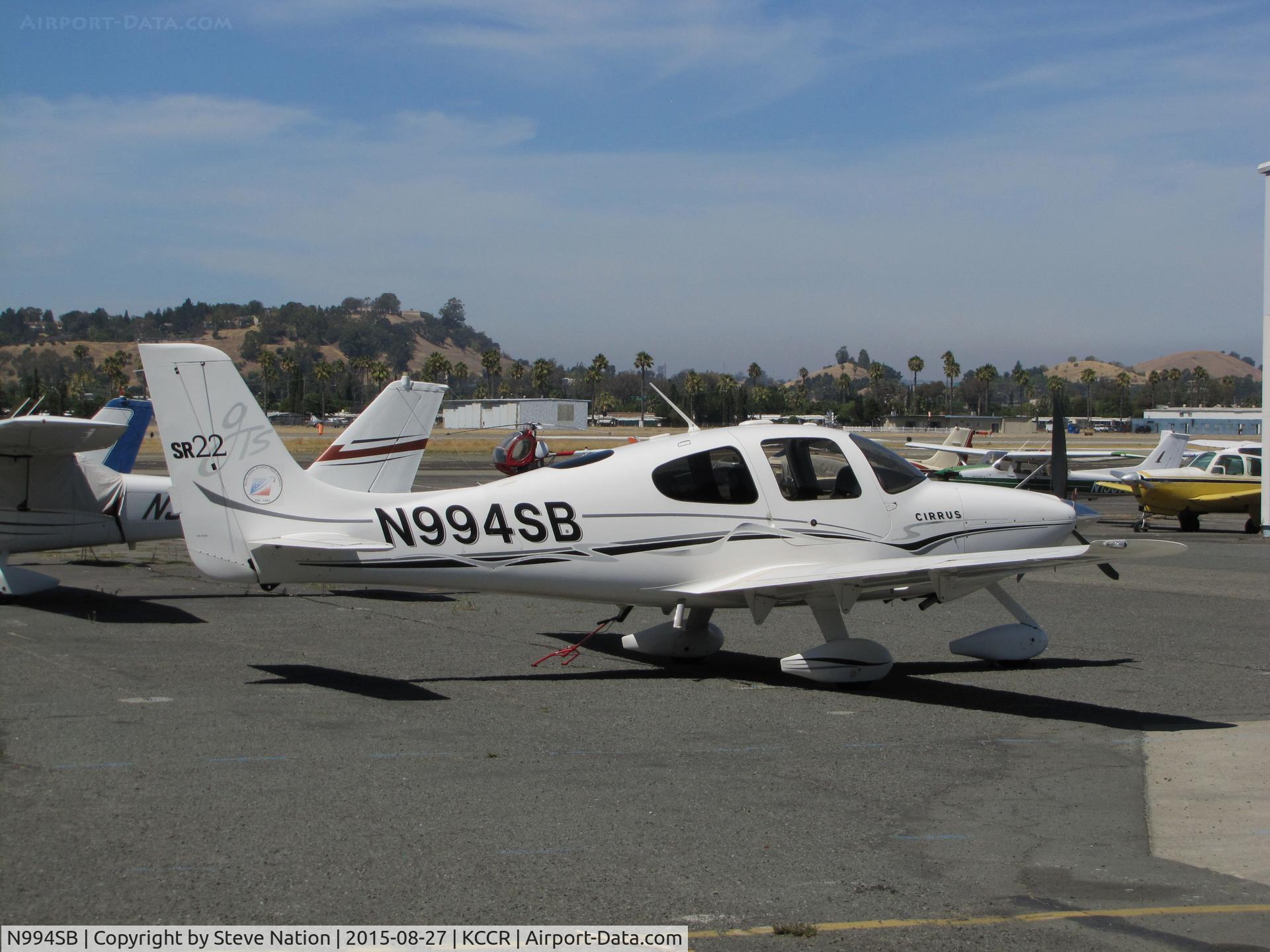 N994SB, 2005 Cirrus SR22 GTS C/N 1364, Locally-based 2005 Cirrus SR22 @ Buchanan Field (Concord, CA)