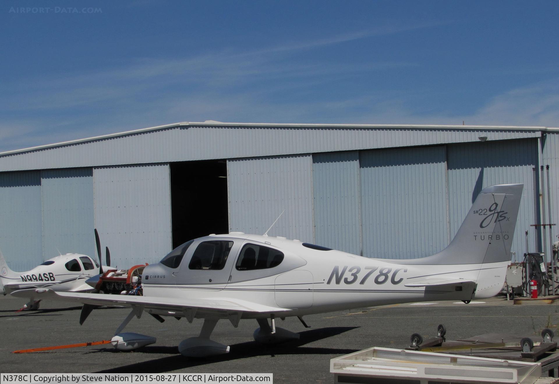 N378C, 2008 Cirrus SR22 G3 GTSX Turbo C/N 3235, Locally-based 2008 Cirrus SR22 @ Buchanan Field (Concord, CA) with cowling panels removed