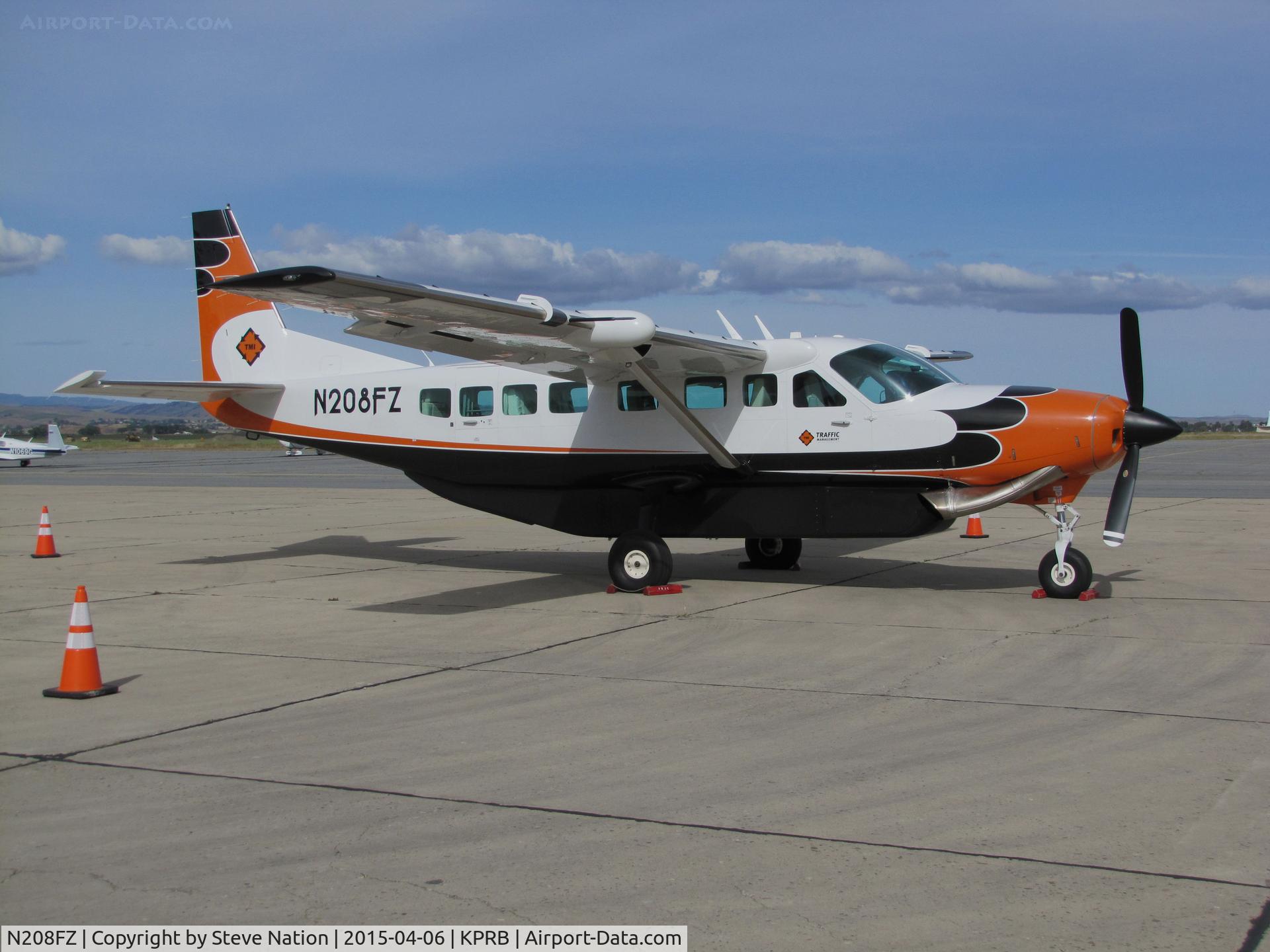 N208FZ, 2012 Cessna 208B C/N 208B5003, Valley Logistics LLC (Signal Hill, CA) Cessna 208B visiting @ Paso Robles Municipal Airport, CA