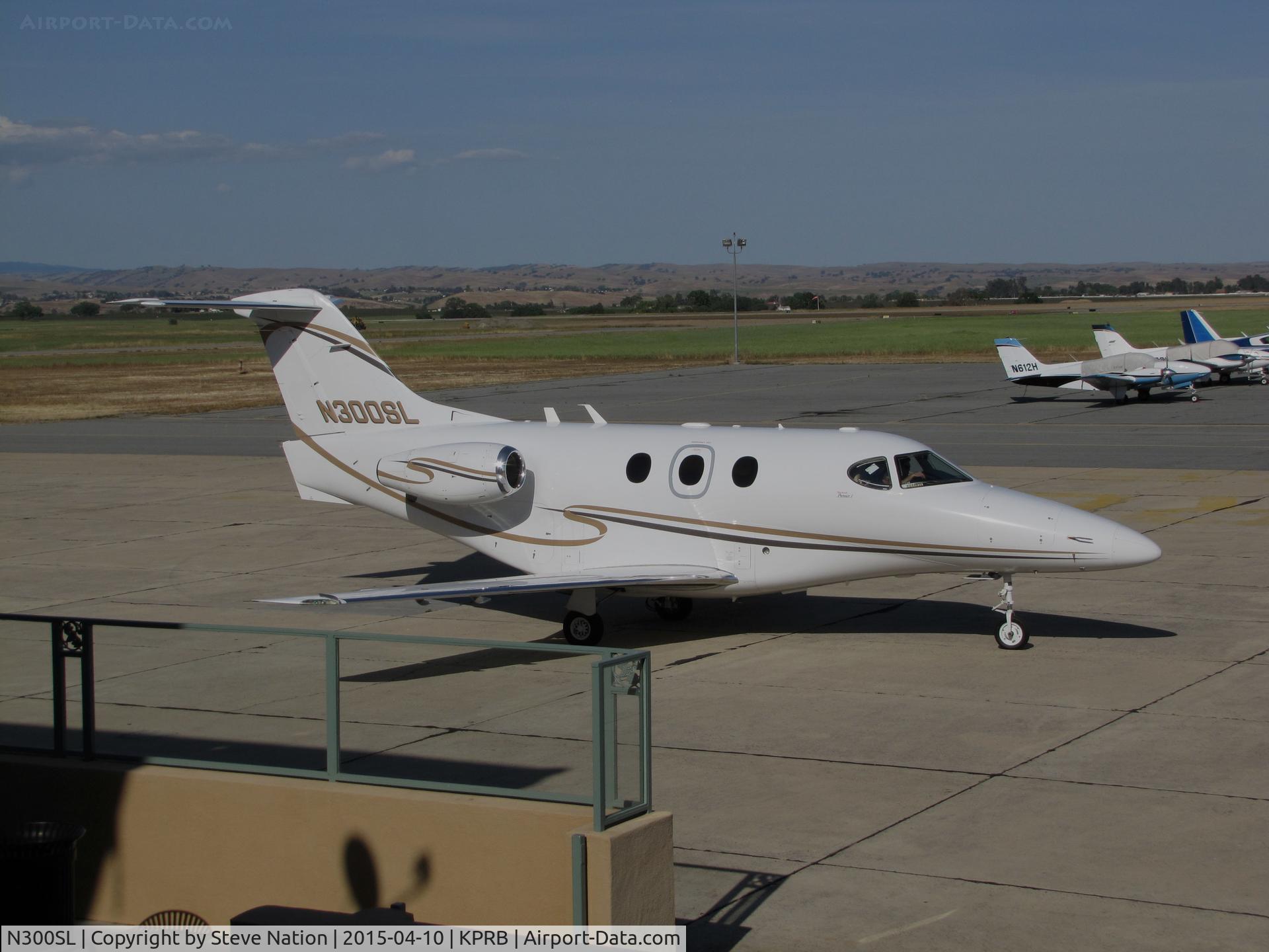 N300SL, Raytheon Aircraft Company 390 C/N RB-110, This Raytheon 390 is a frequent visitor to Paso Robles Municipal Airport, CA