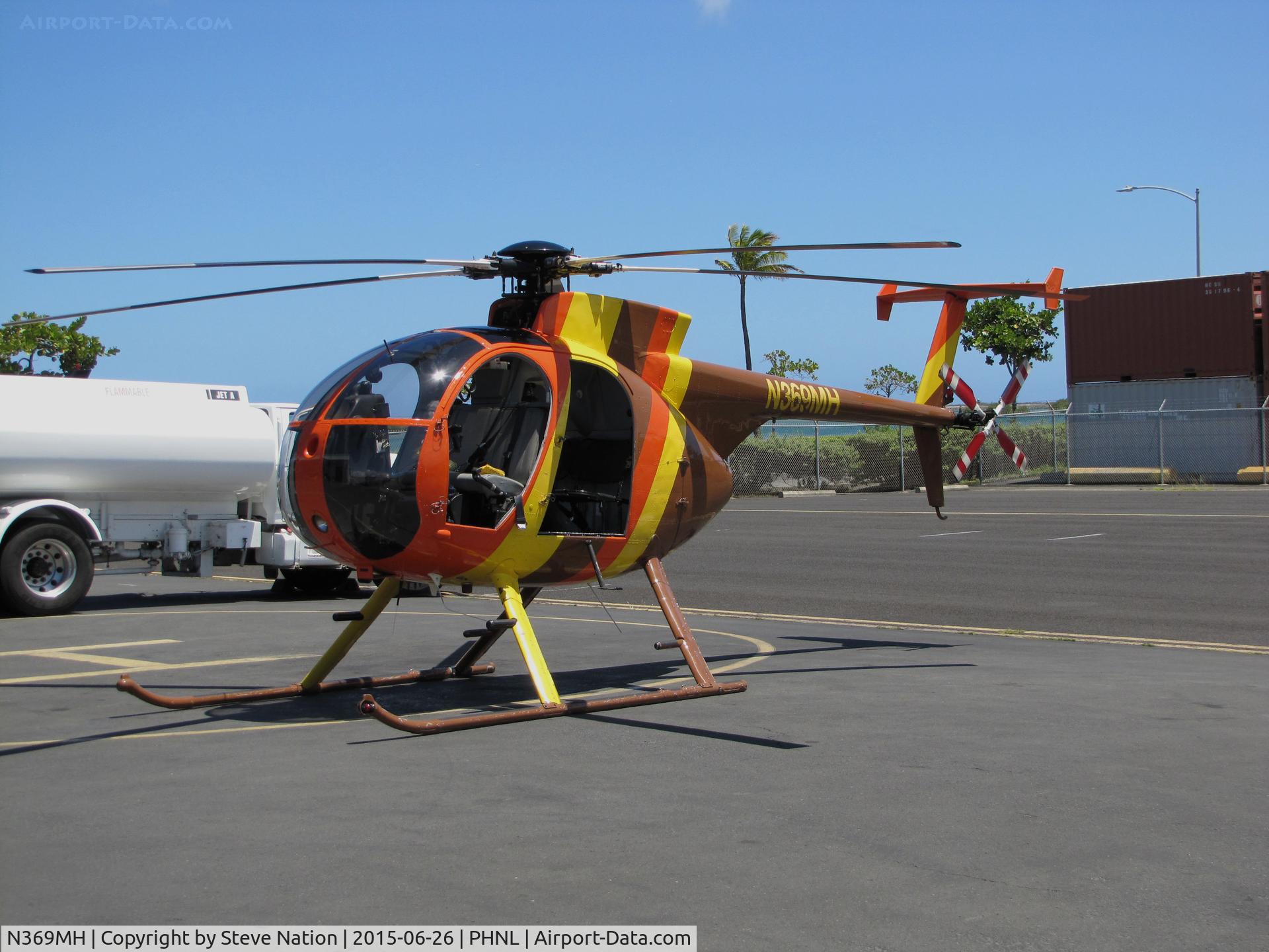 N369MH, 1978 Hughes 369D C/N 380287D, Makani Kai Helicopters 1978 Hughes 369D @ Honolulu International Airport Executive Ramp